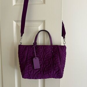 Kate Spade Tilly Purple Quilted Crossbody Bag